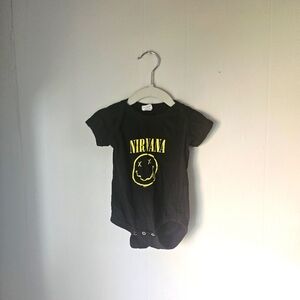 Rabbit Skins (6 mos) NIRVANA Onesie [Y2K]